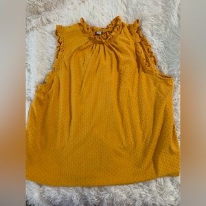 NWOT jcrew Swiss dot sleeveless blouse